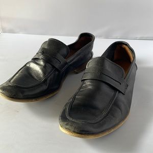 Vintage 90s ALDO Black Penny Loafers (NN)